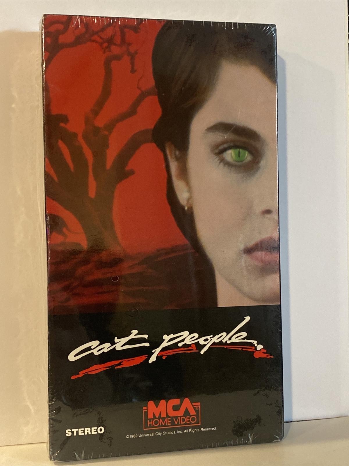 CAT PEOPLE MCA Universal VHS 80's horror RARE FACTORY SEALED + WATERMARKS