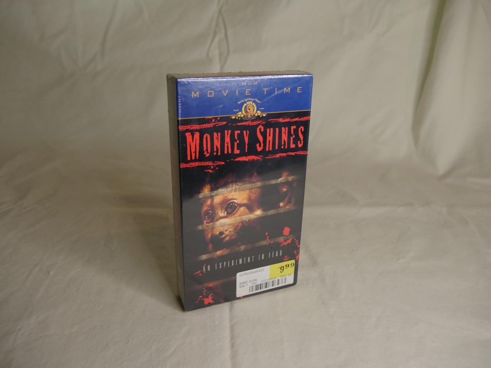 Monkey Shines (1988 ) VHS 2000 Release George A. Romero Split Seal - Sealed