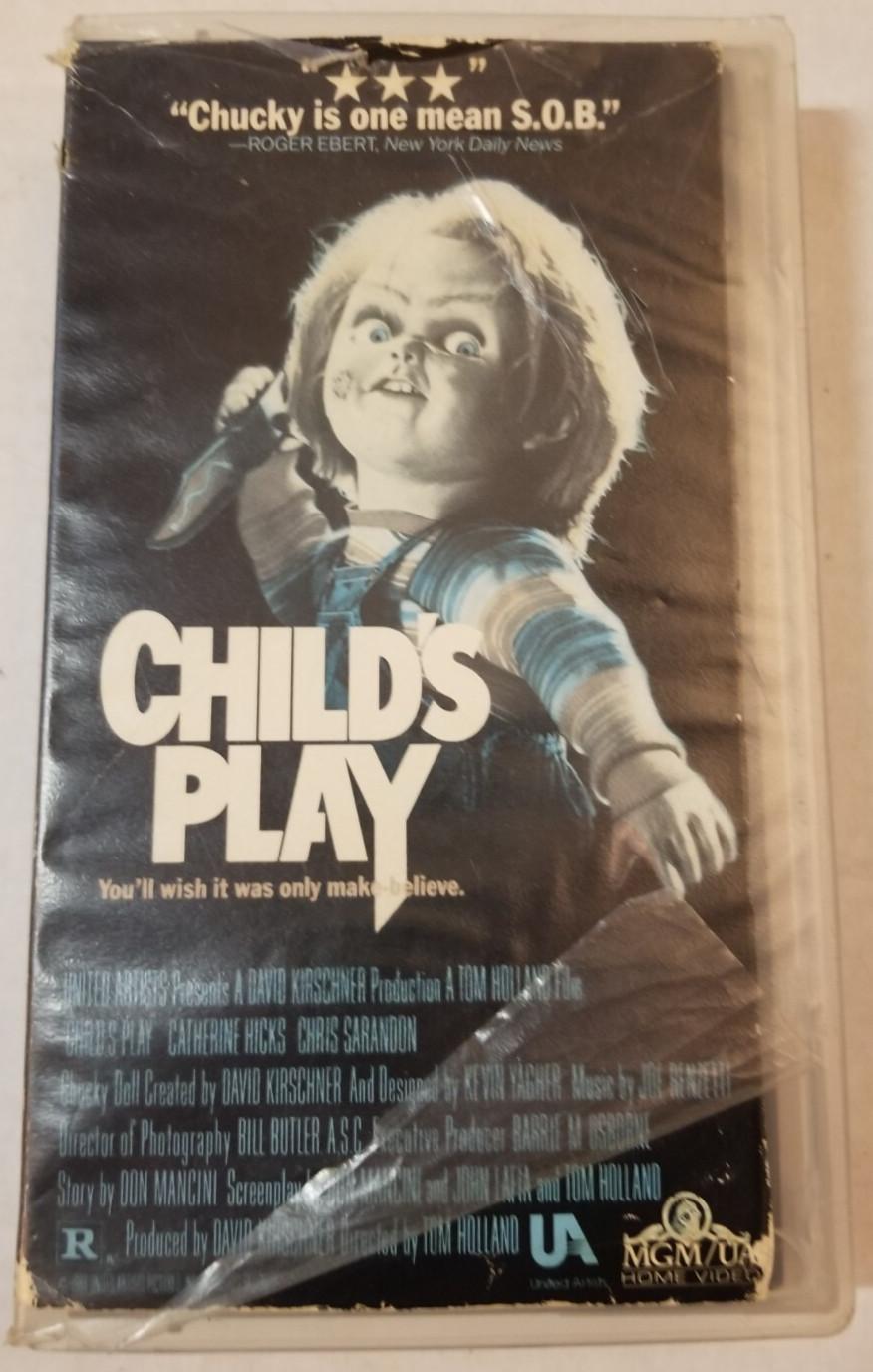 📼 VINTAGE 📼 Child's Play 📼 (VHS, 1989) 📼 Former Rental 📼 TESTED 📼