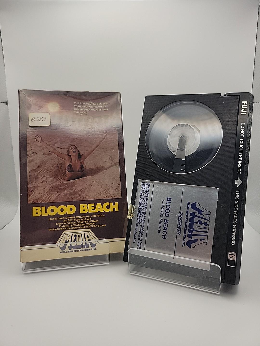 RARE "BLOOD BEACH" BETAMAX 1981 MEDIA HOME ENTERTAINMENT