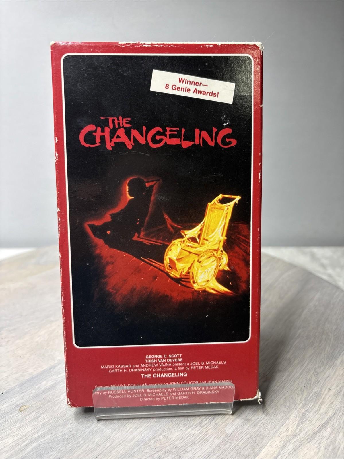 The Changeling VHS 1980 George C. Scott Haunted House Horror Classic Rare