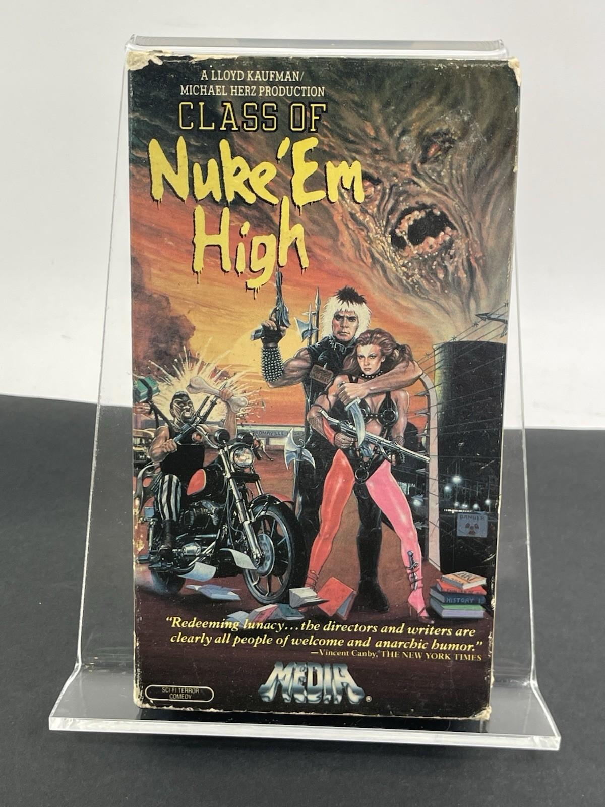 Class of Nuke Em High (VHS, 1987) Vintage All Original