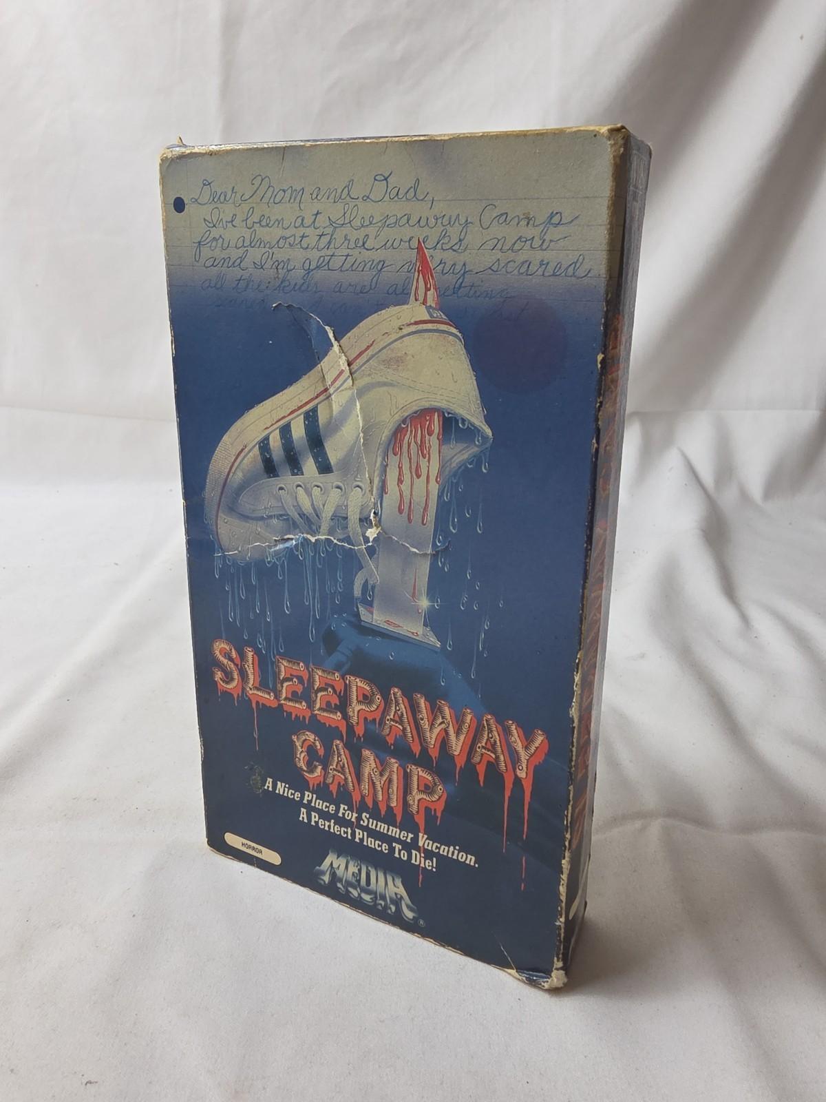 Sleepaway Camp VHS 1984 - Media Home Original - 1st Ed Double Flap - NO VHS - 