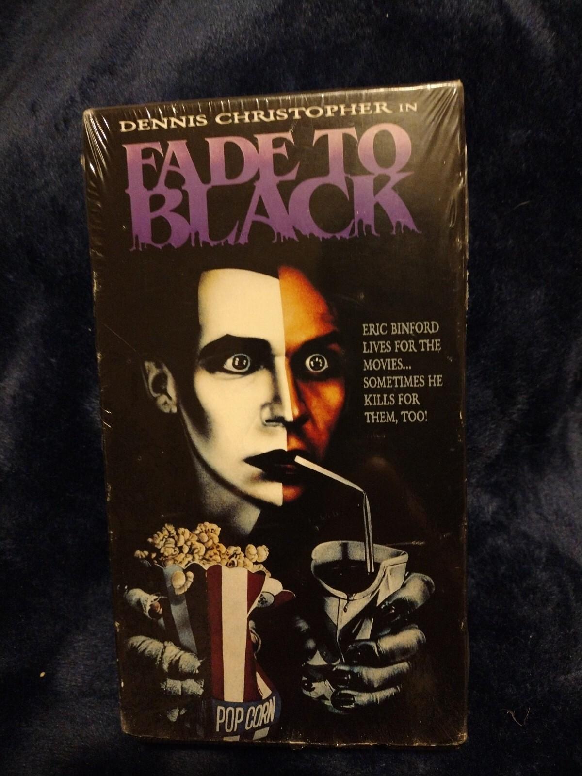 Fade to Black (VHS, 1980) Dennis Christopher Rare Cult VHS Horror/ LOOK!!