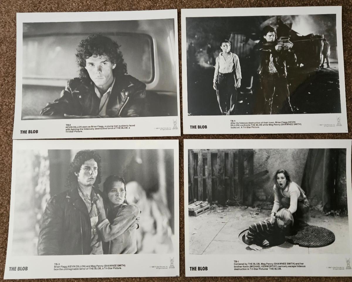 THE BLOB ORIGINAL 8x10 PRESS KIT PHOTO(S) KEVIN DILLON SHAWNEE SMITH HORROR