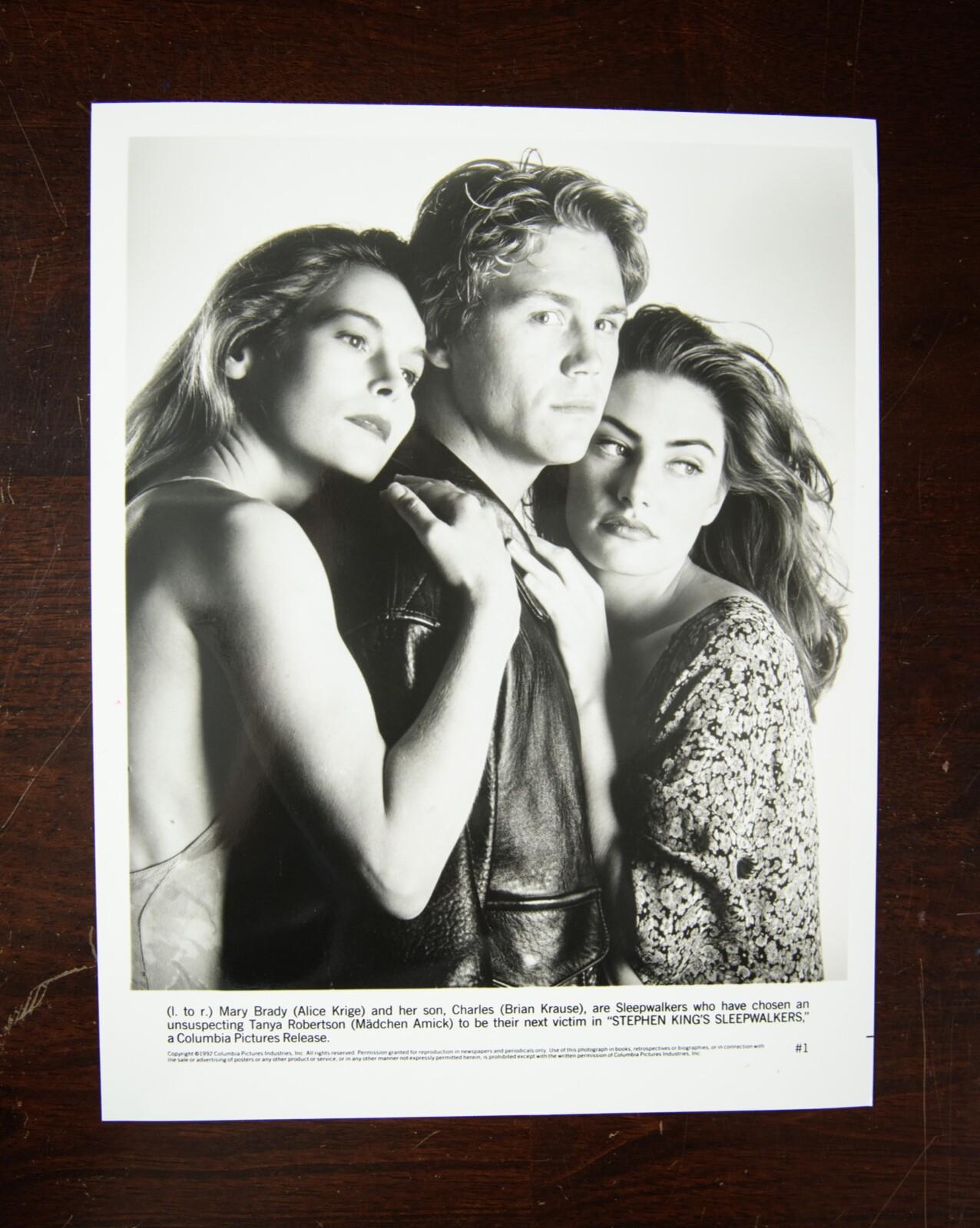 "Sleepwalkers" (1992) press kit photo - Brian Krause, Mädchen Amick, Alice Krige
