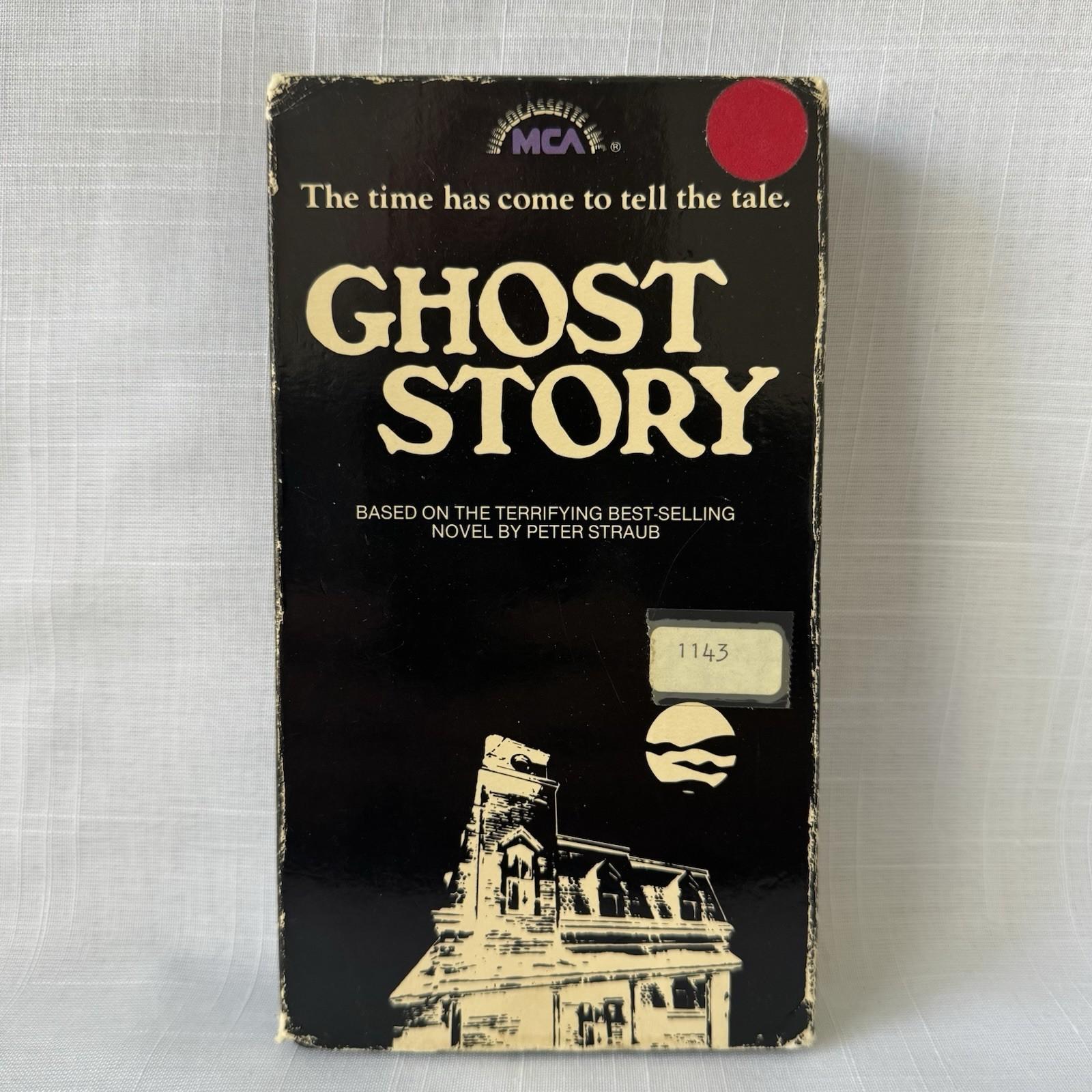 Ghost Story VHS (1981) Horror Movie – MCA Universal – Rare Vintage Retro Tape