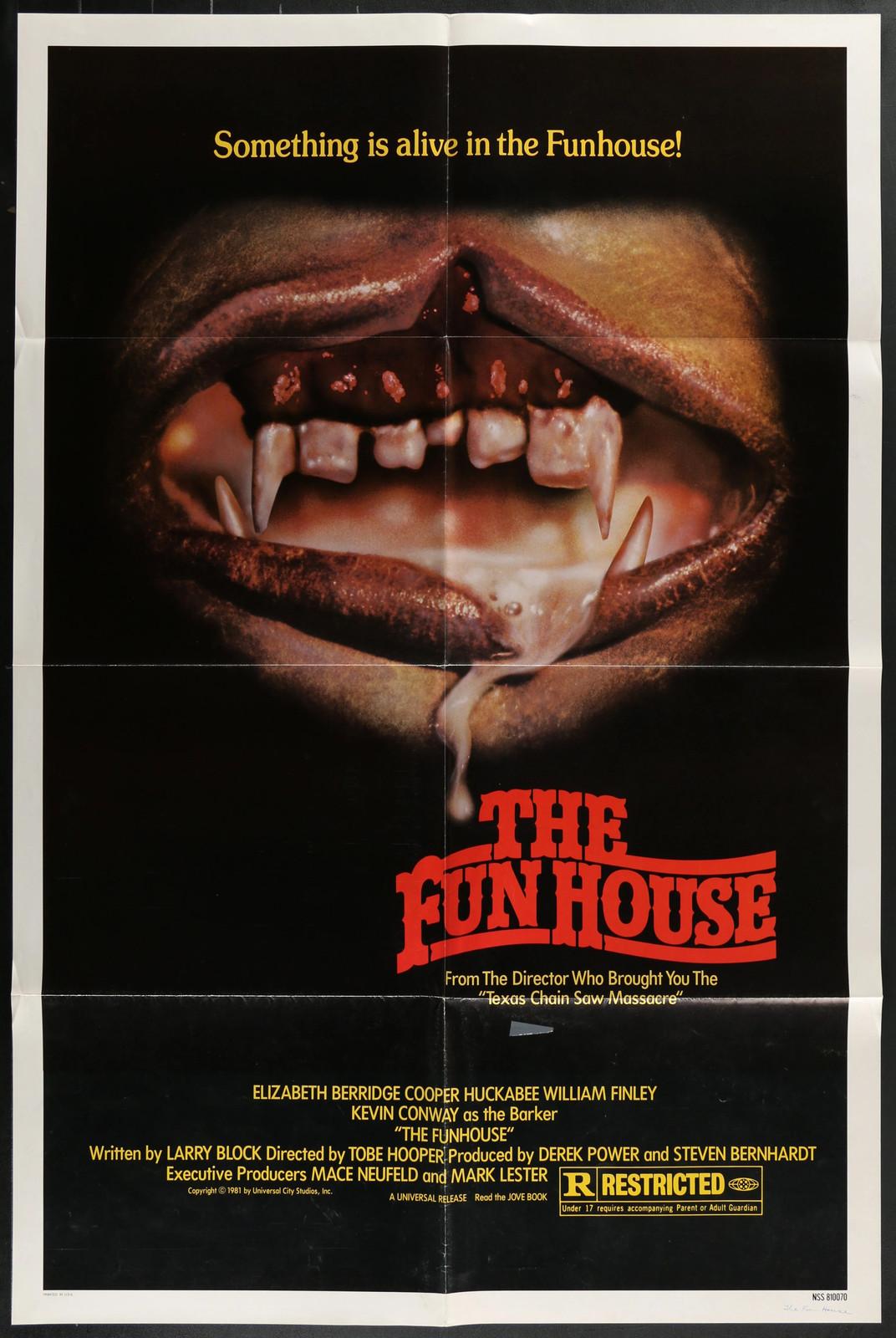 The Funhouse (1981) Original Movie Poster Folded 27x41