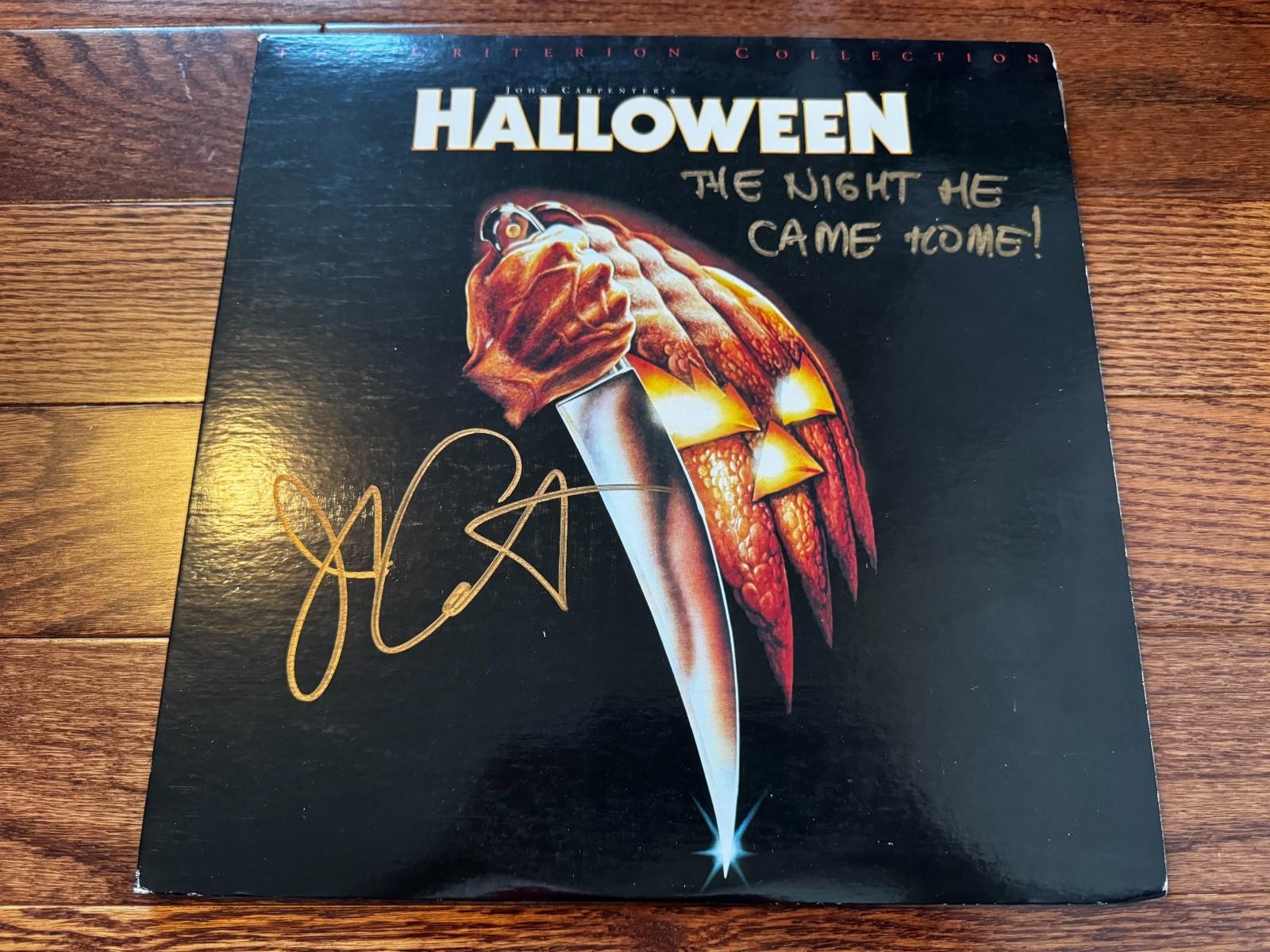 SIGNED Halloween Criterion Collection Laserdisc John Carpenter Horror Rare