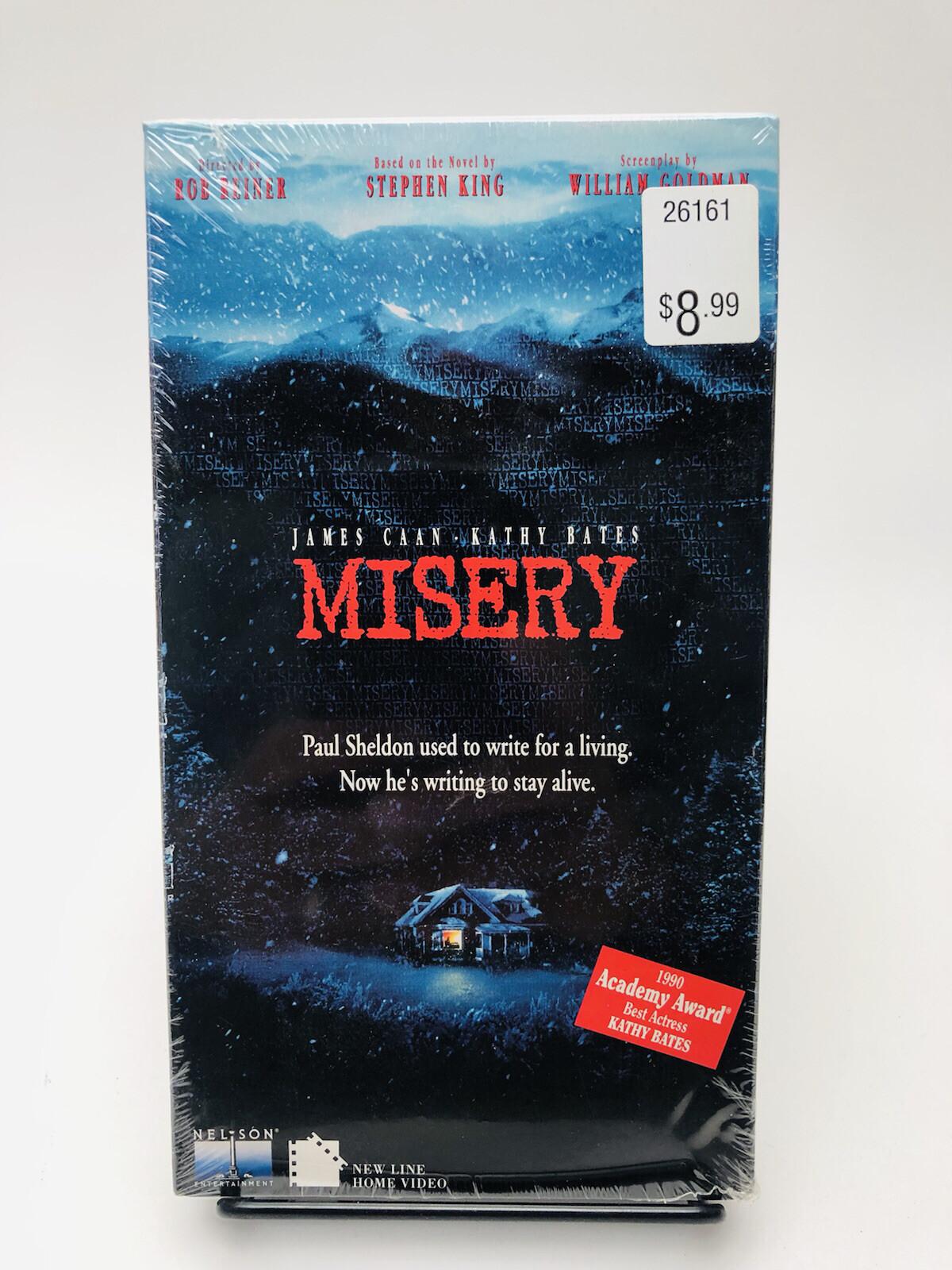 Rare Vintage 1991 Misery VHS Video Factory Sealed  Stephen King Nelson