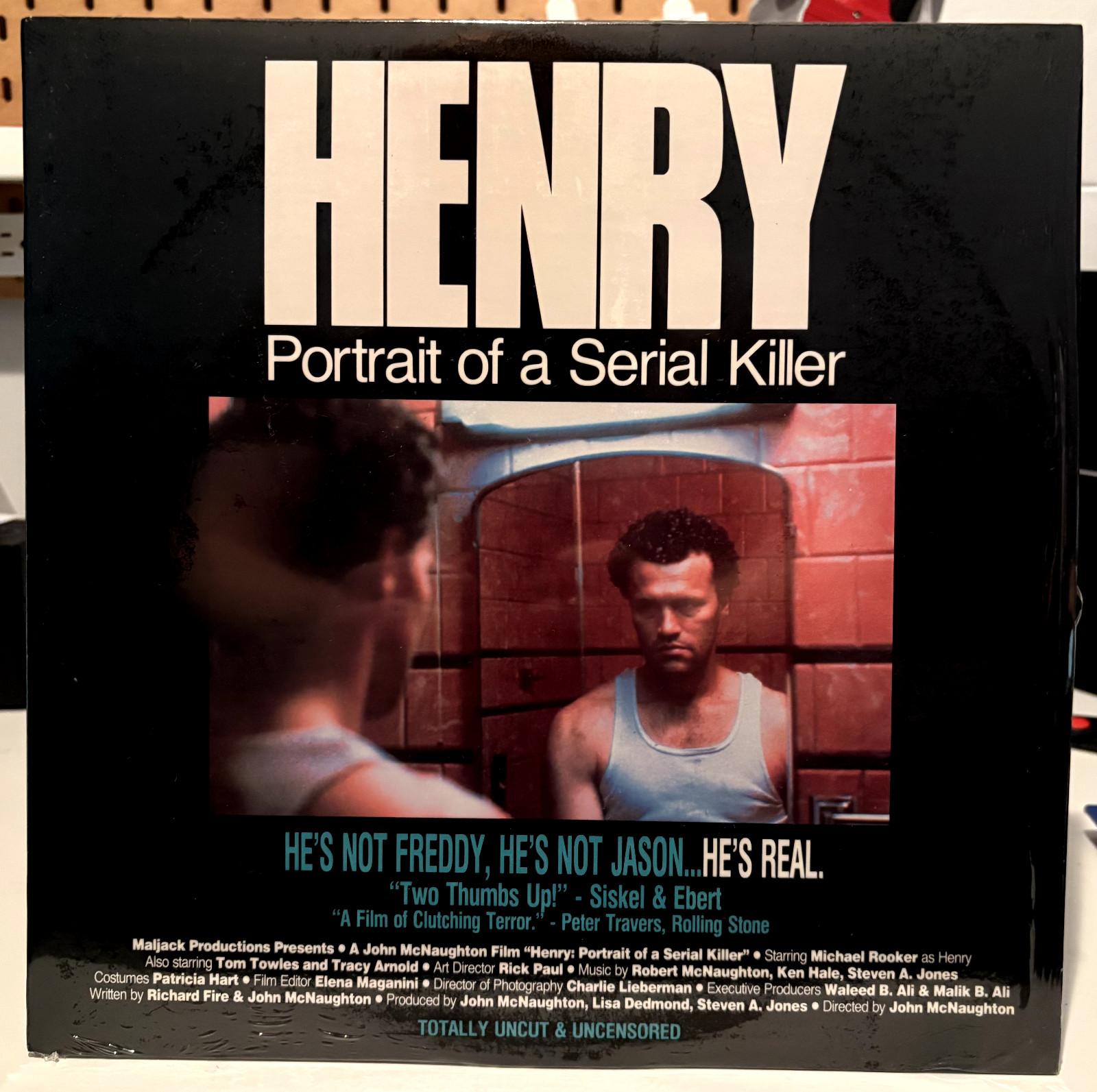 Henry Portrait of a Serial Killer Laserdisc