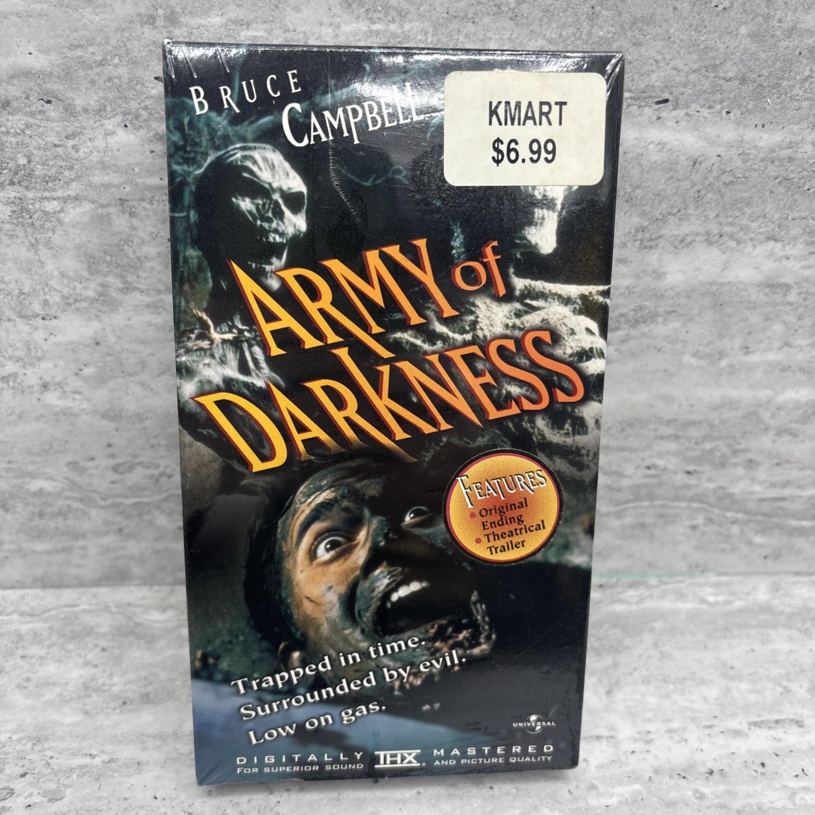 New/Sealed Army of Darkness VHS 1992 Horror Anchor Bay Bruce Campbell