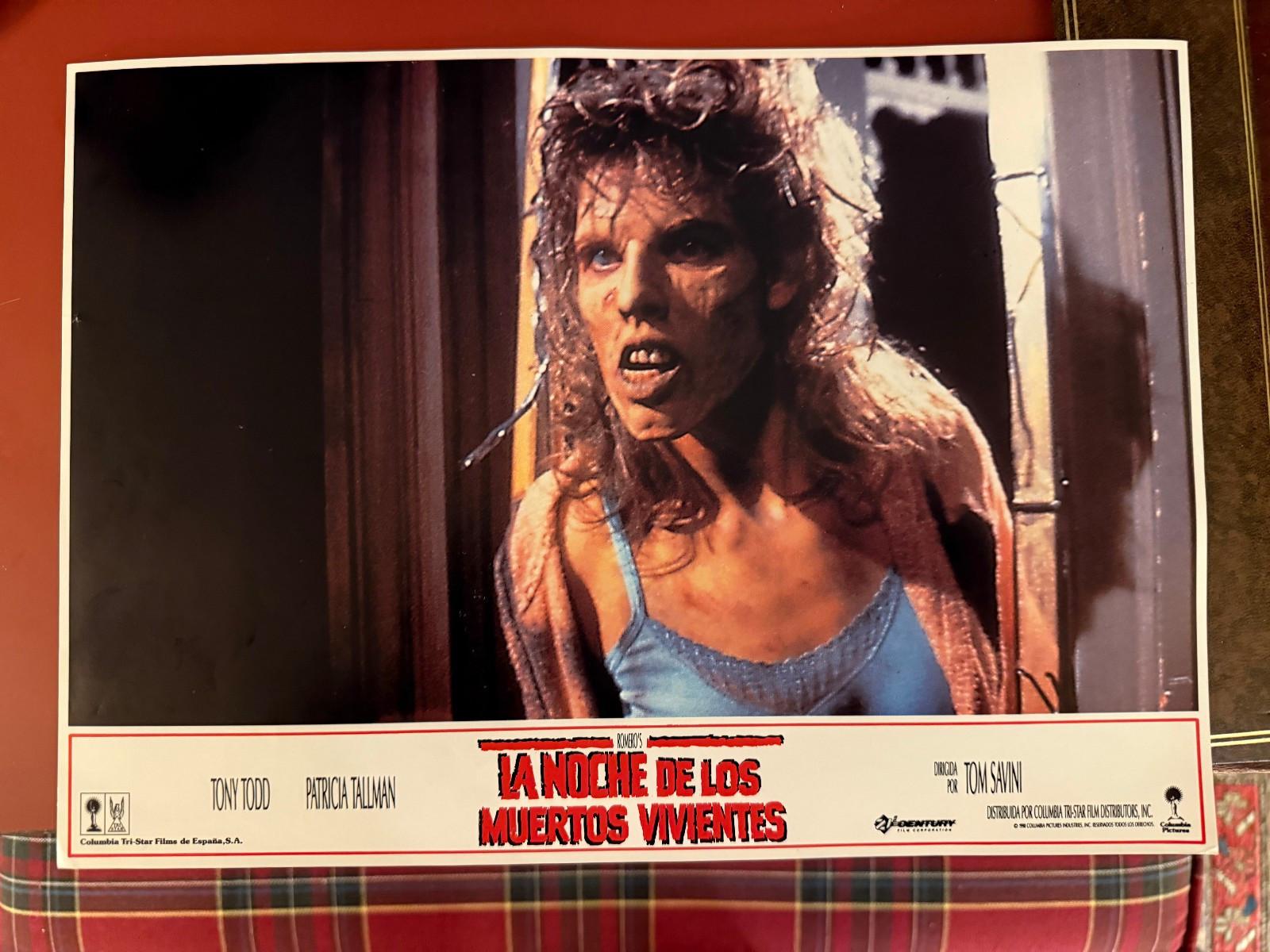 Night Of The Living Dead 1990 Columbia 8x13" Spanish lobby card Patricia Tallman