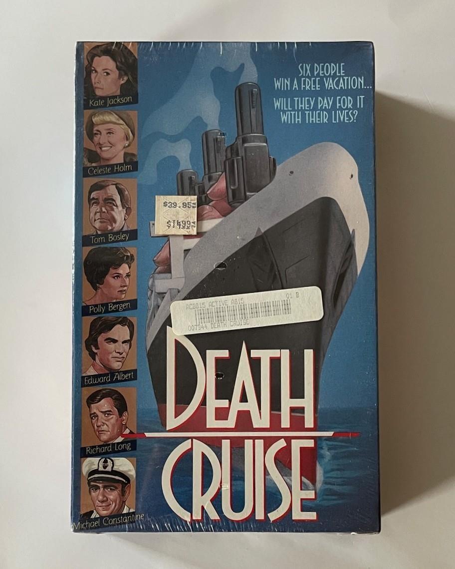 DEATH CRUISE 1974 Factory Sealed Big Box Betamax Active TV Movie Murder Mystery