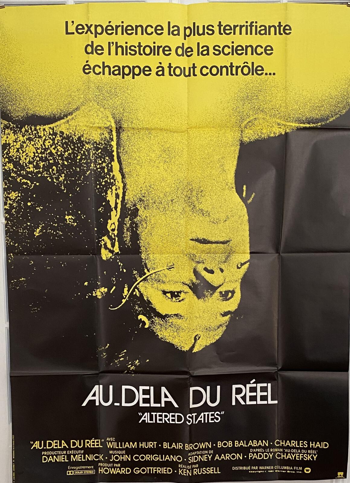 ALTERED STATES 47x63 French 1980 William HURT