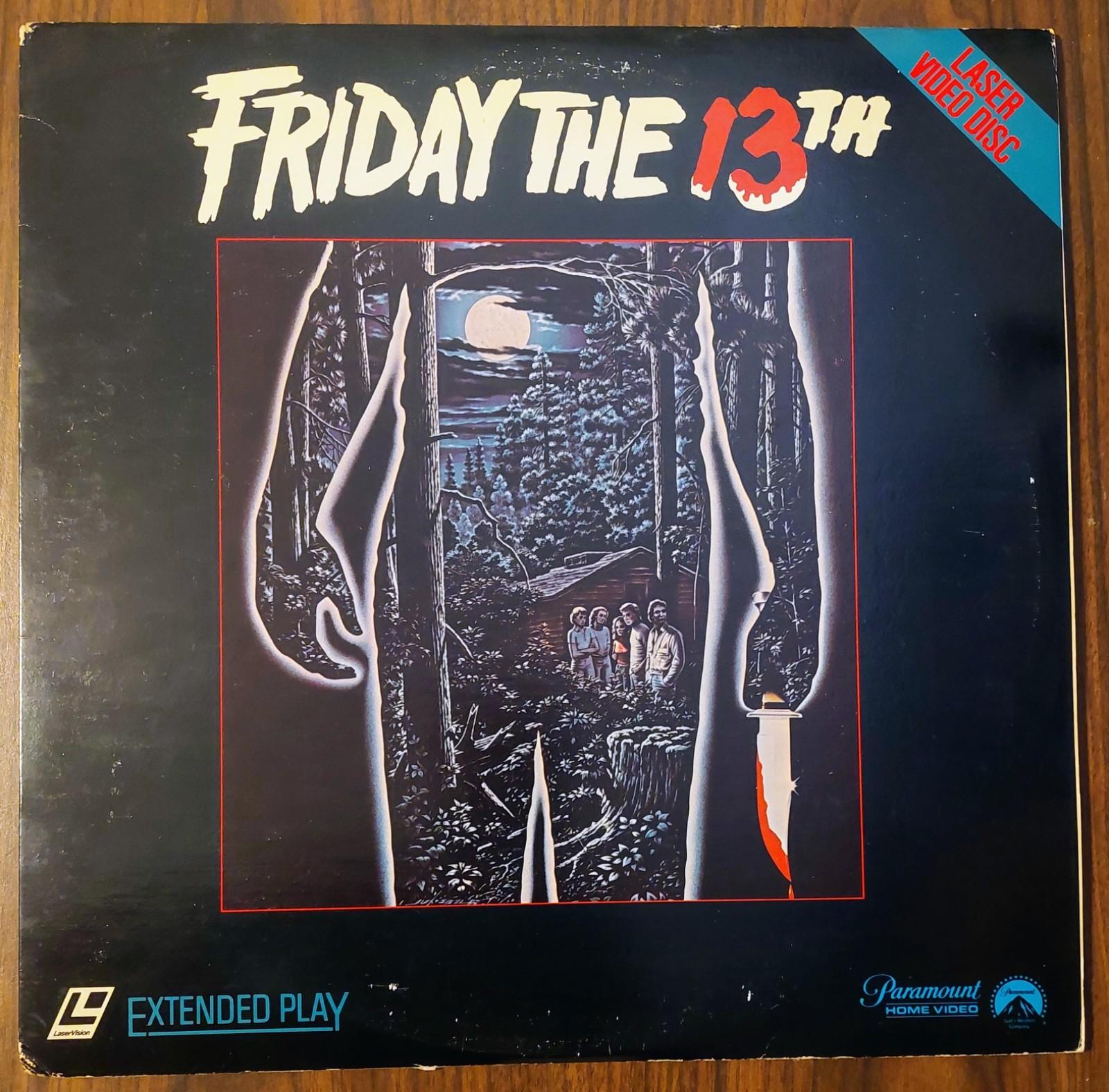 FRIDAY THE 13TH (LD, 1980) Laserdisc - ***DISC HAS LIGHT ROT - SEE VIDEO CLIP***