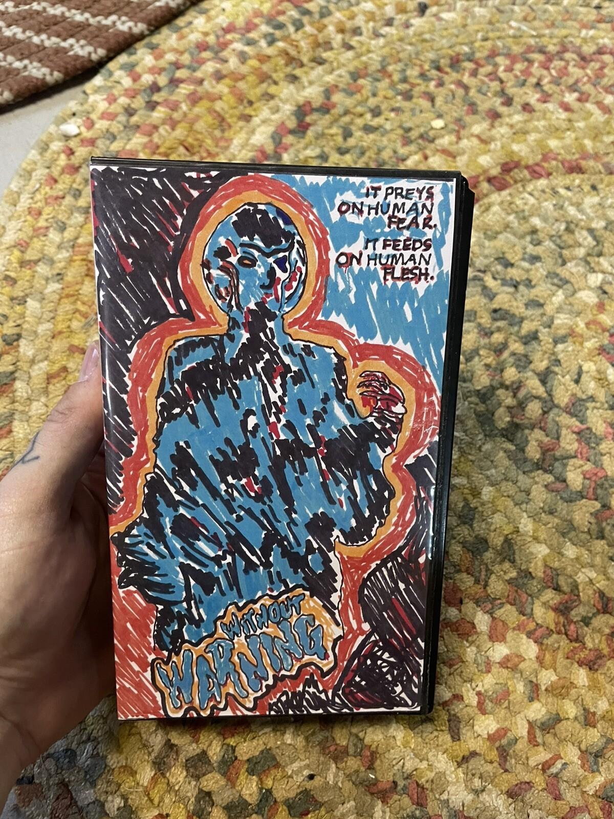 Without Warning VHS Rare Horror Limited Edition 