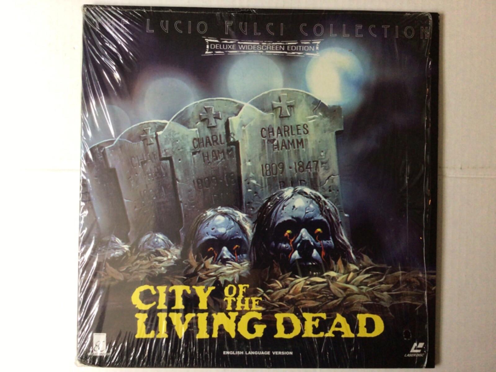 CITY OF THE LIVING DEAD Lucio Fulci Collection LASERDISC NRMT w/ shrink wrap!