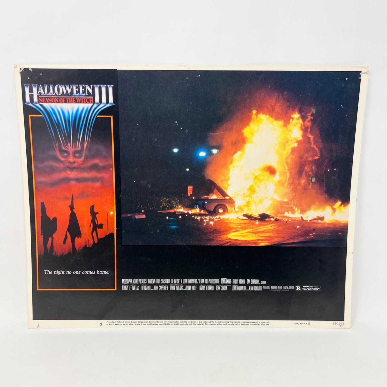 1982 Halloween III Season Of The Witch Collectible Movie Lobby Card No.2