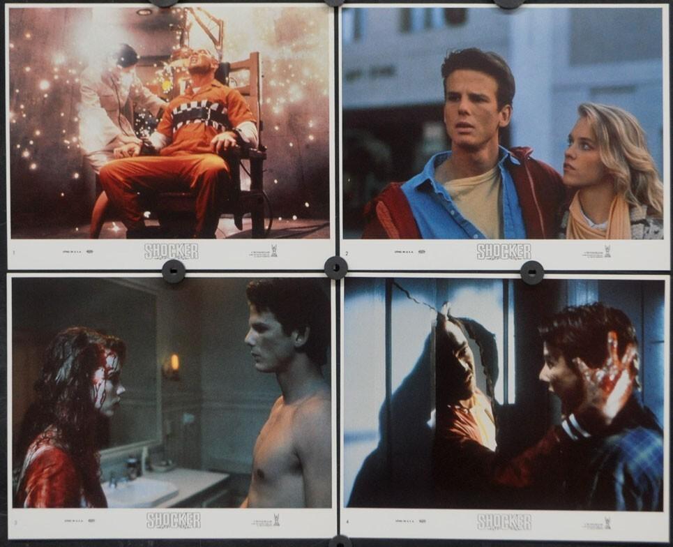 Shocker 1989 ORIGINAL 8X10 LOBBY CARD SET MICHAEL MURPHY JOHN TESH