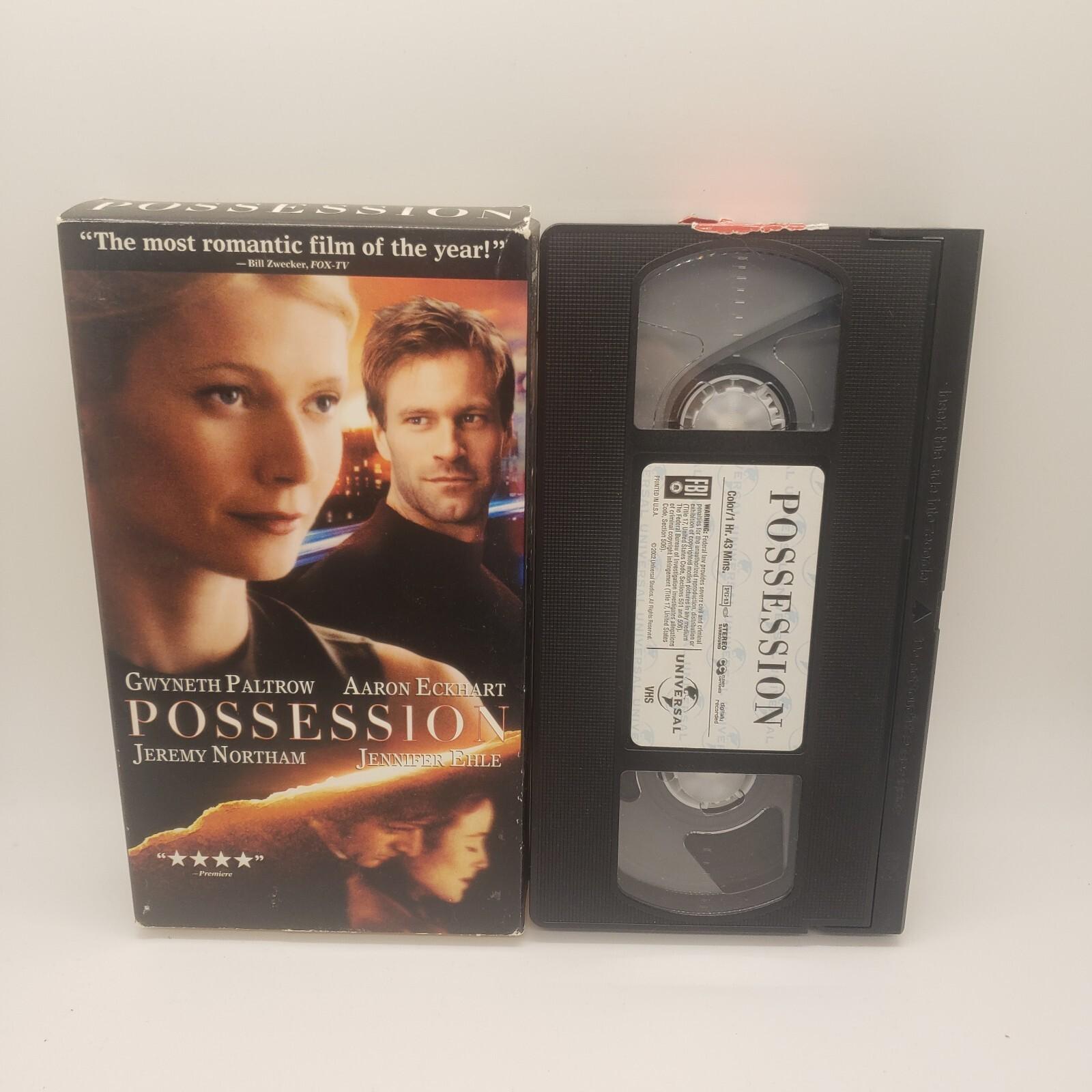 Possession VHS Rare Video Tape Gwyneth Paltrow Aaron Eckhart