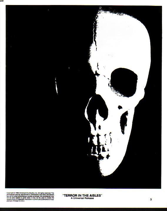 TERROR IN THE AISLES 1984 PROMO 8x10 STILL FN