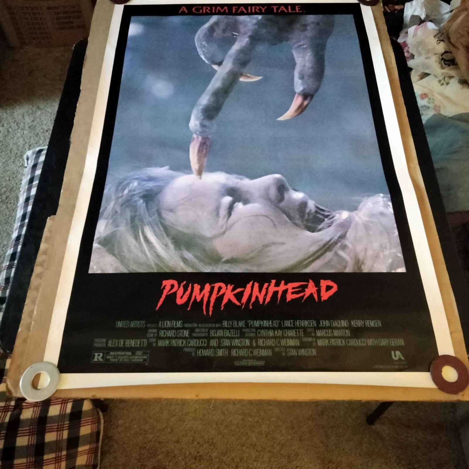 PUMPKINHEAD One Sheet Original Movie Theater poster 27x41 inches S/S Rolled