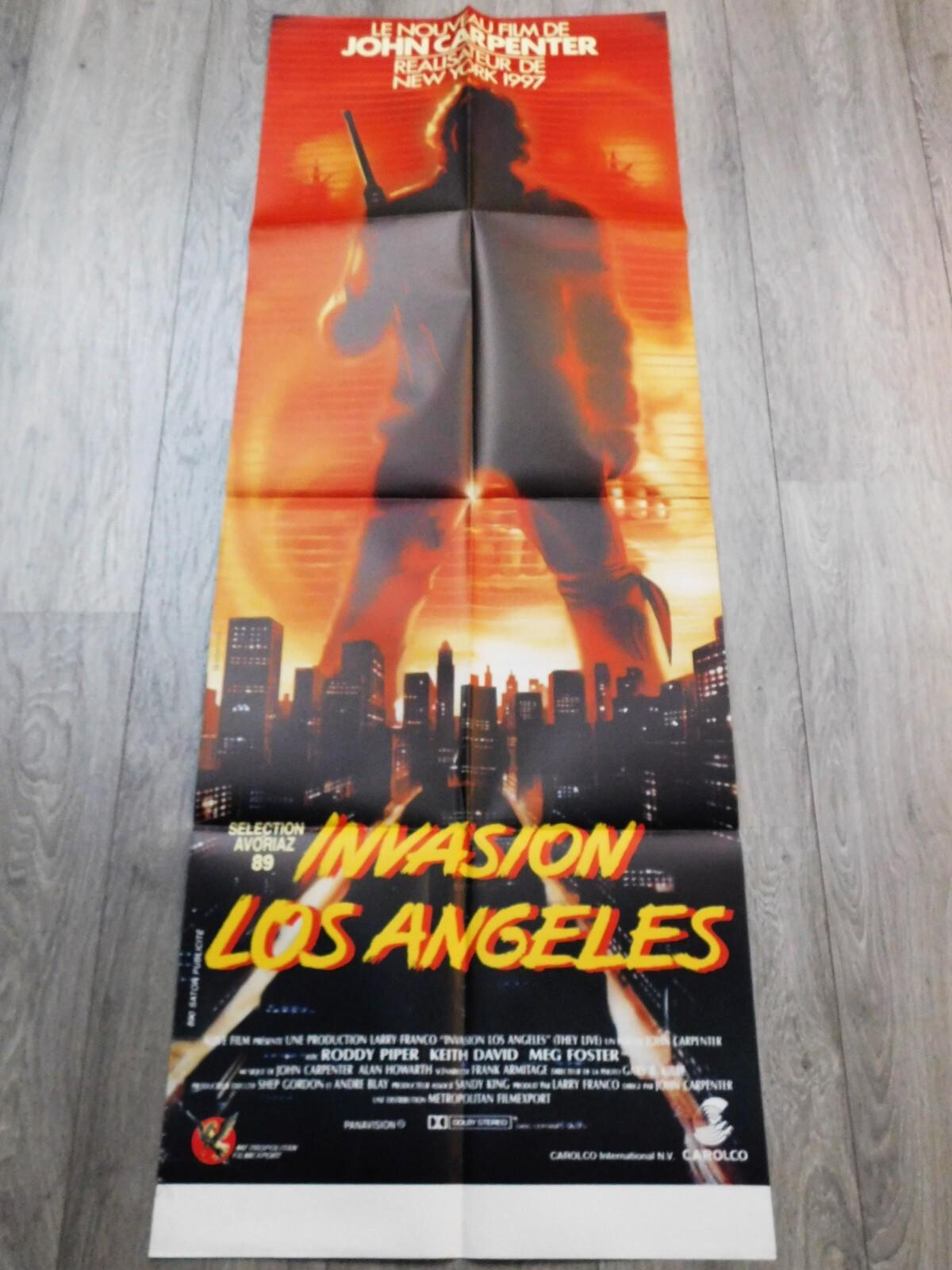 They Live French Movie Poster Original 23"63 1988 John Carpenter