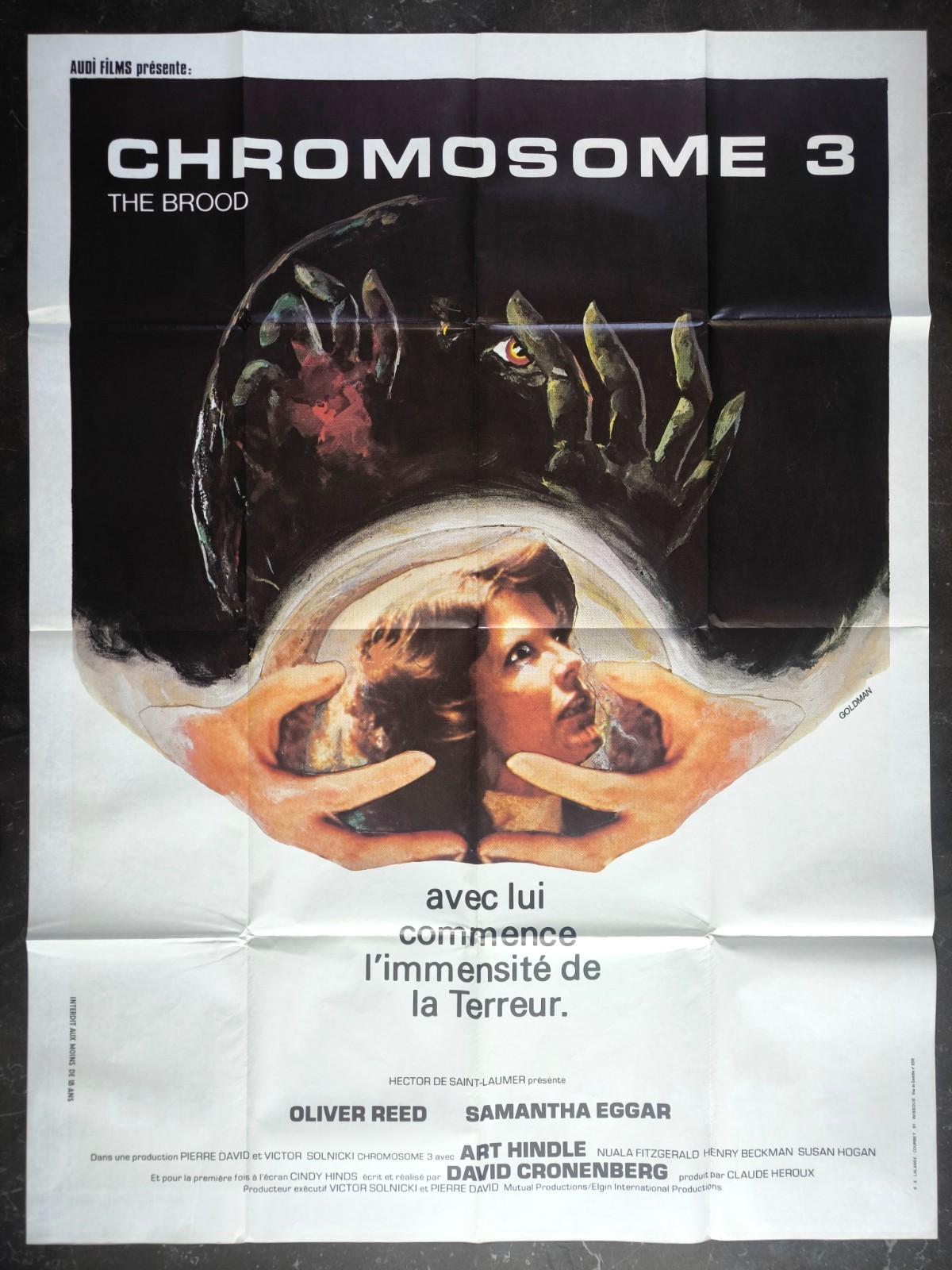 THE BROOD David Cronenberg Sci-Fi ORIGINAL french LARGE movie poster