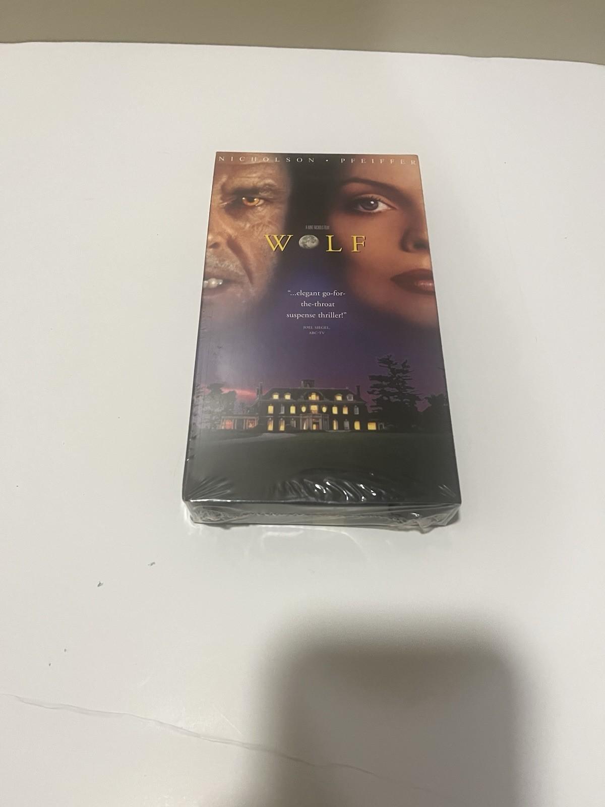 Vintage Wolf VHS 1995 Jack Nicholson Michelle Pfeiffer Horror Factory Sealed