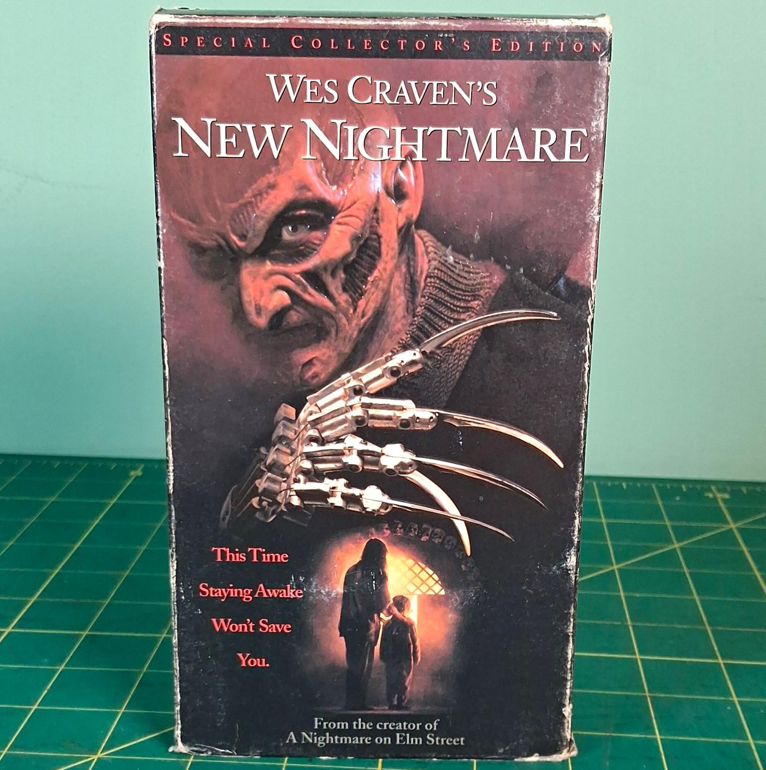 Wes Craven's New Nightmare VHS Special Collector's Ed Horror R 1994