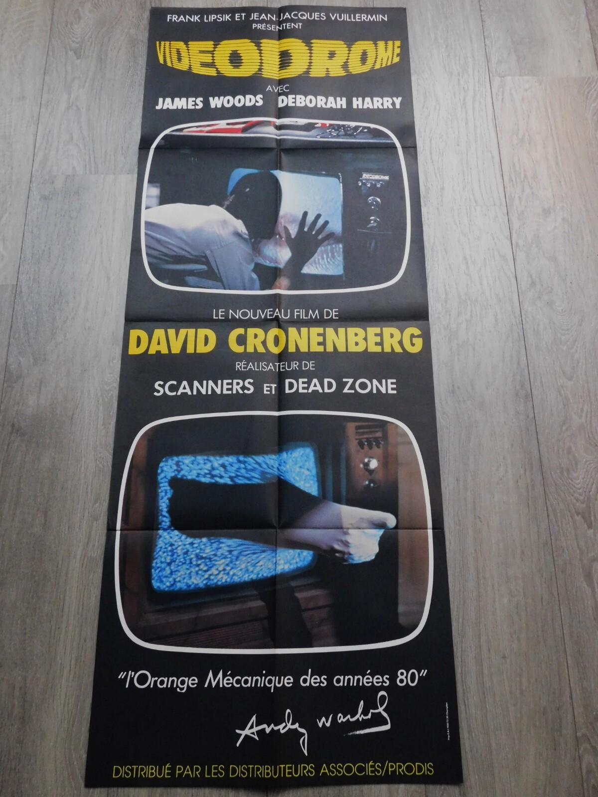 Videodrome French Movie Poster Original 23"63 1983 David Cronenberg Woods