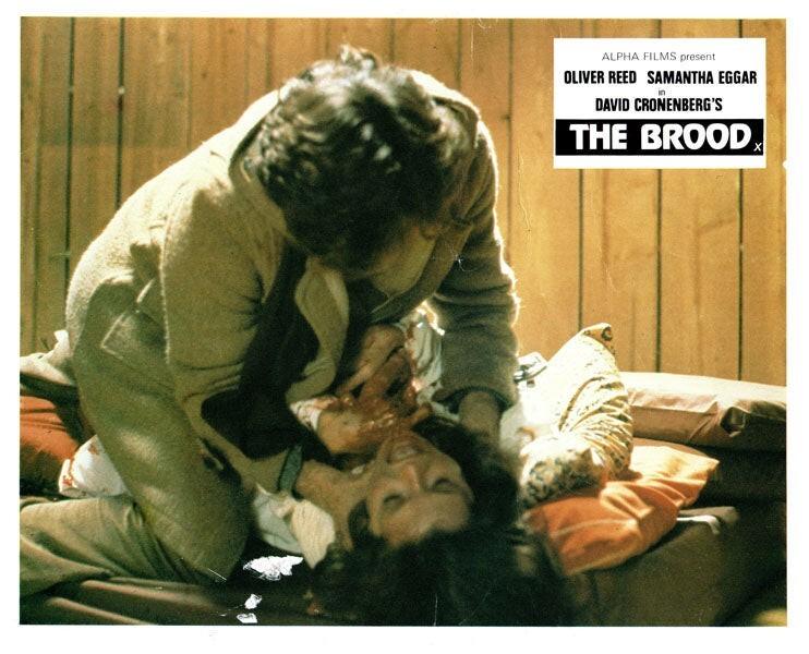 The Brood Original Lobby Card Art Hindle Samantha Eggar David Cronenberg Horror
