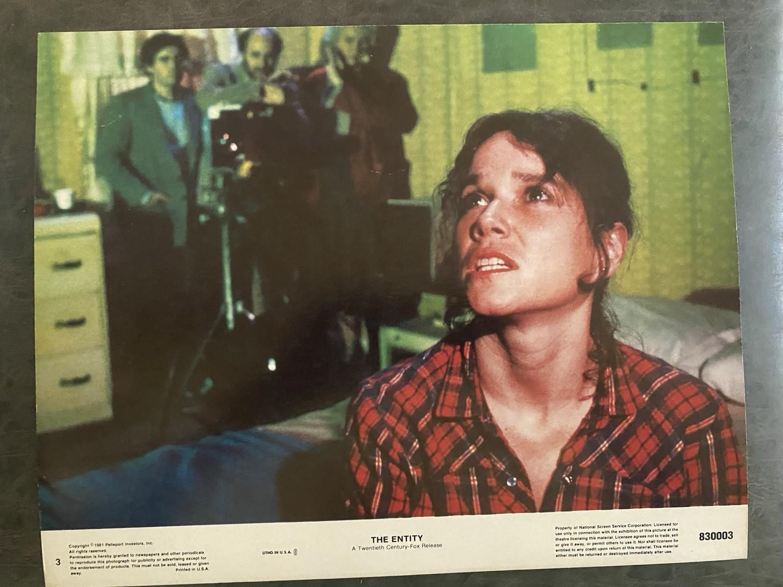 THE ENTITY 1982 Original Vintage Lobby Card with Barbara Hershey & Ron Silver