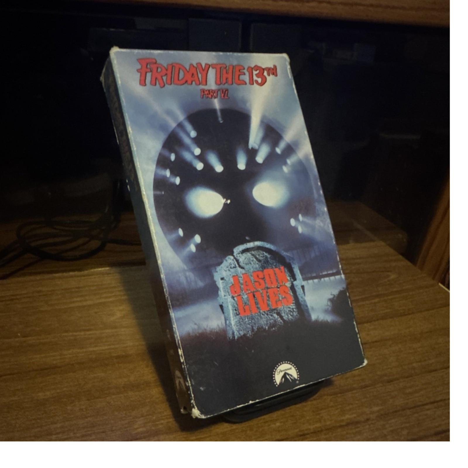 Paramount Friday the 13th Part VI Jason Lives VHS NTSC Horror Slasher 1986