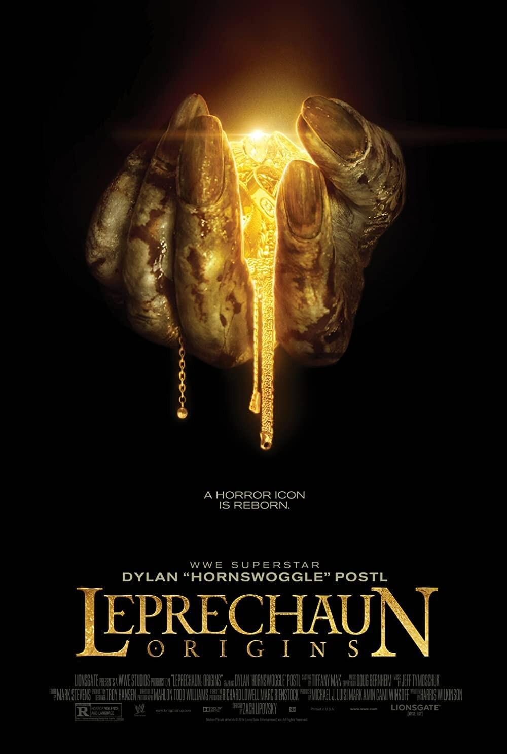 LEPRECHAUN Origins Movie POSTER 24x36 Warwick Davis, Horror Film Art