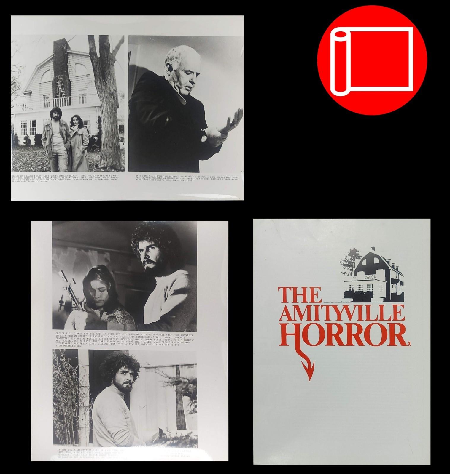 THE AMITYVILLE HORROR ORIGINAL UK FILM PUBLICITY PRESS KIT STILLS 1979 #2