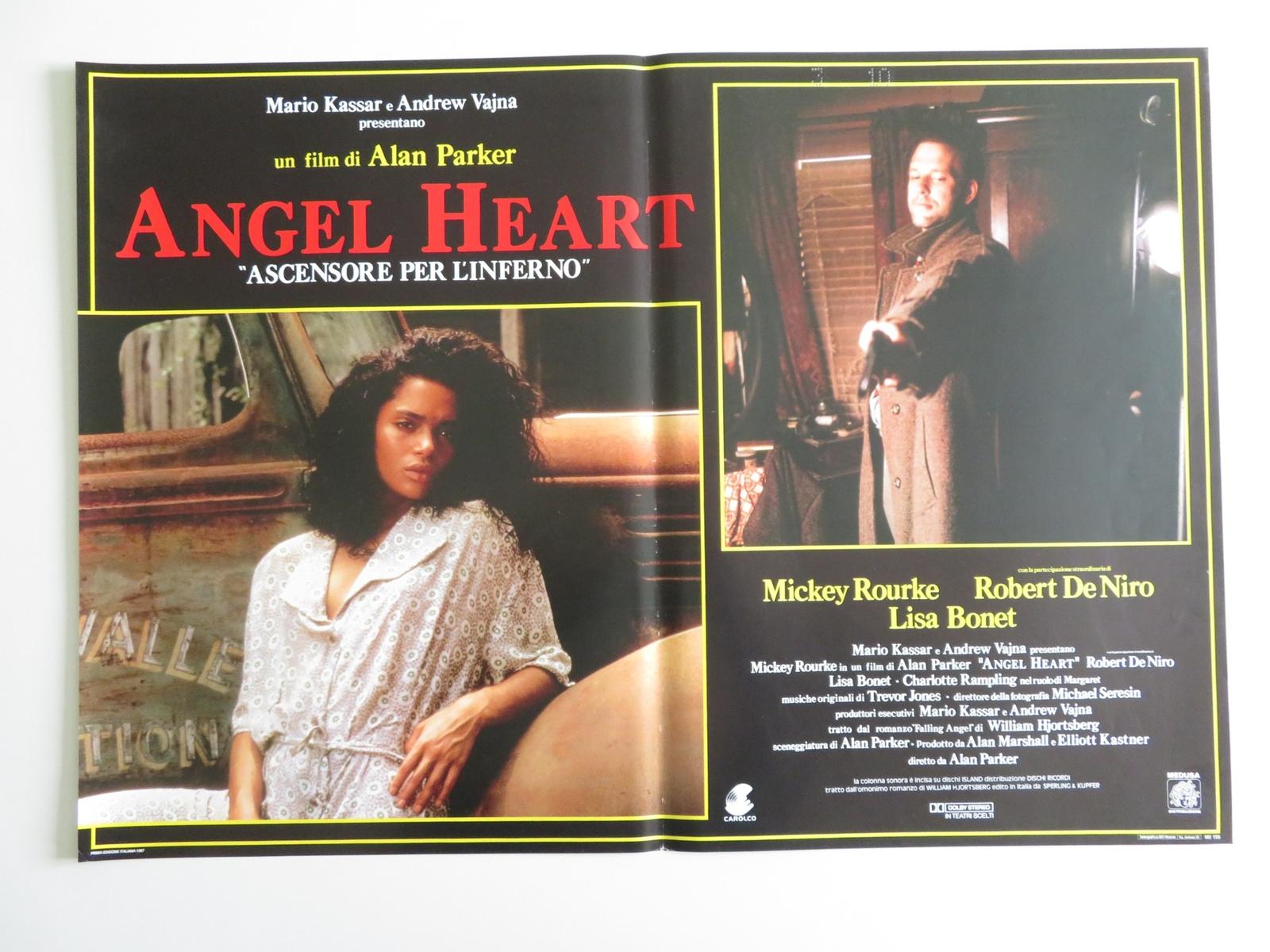 ANGEL HEART - D ITALIAN FOTOBUSTA POSTER MICKEY ROURKE ROBERT DE NIRO 1987