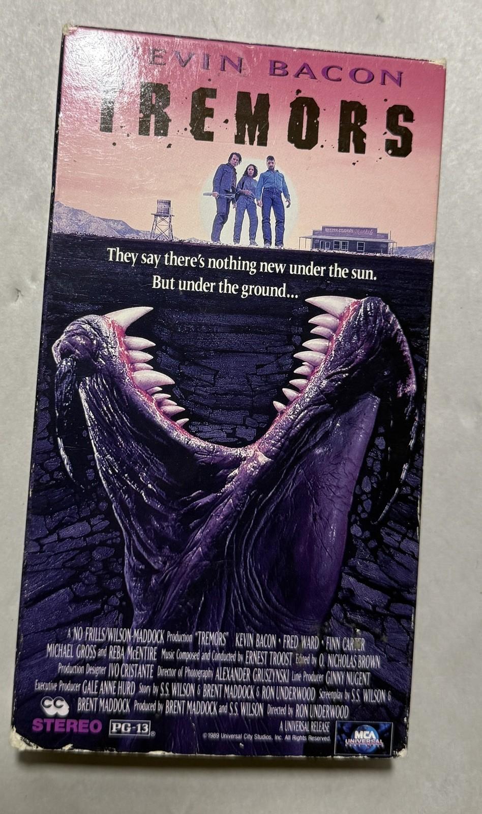 Tremors 1990 VHS Rare horror  