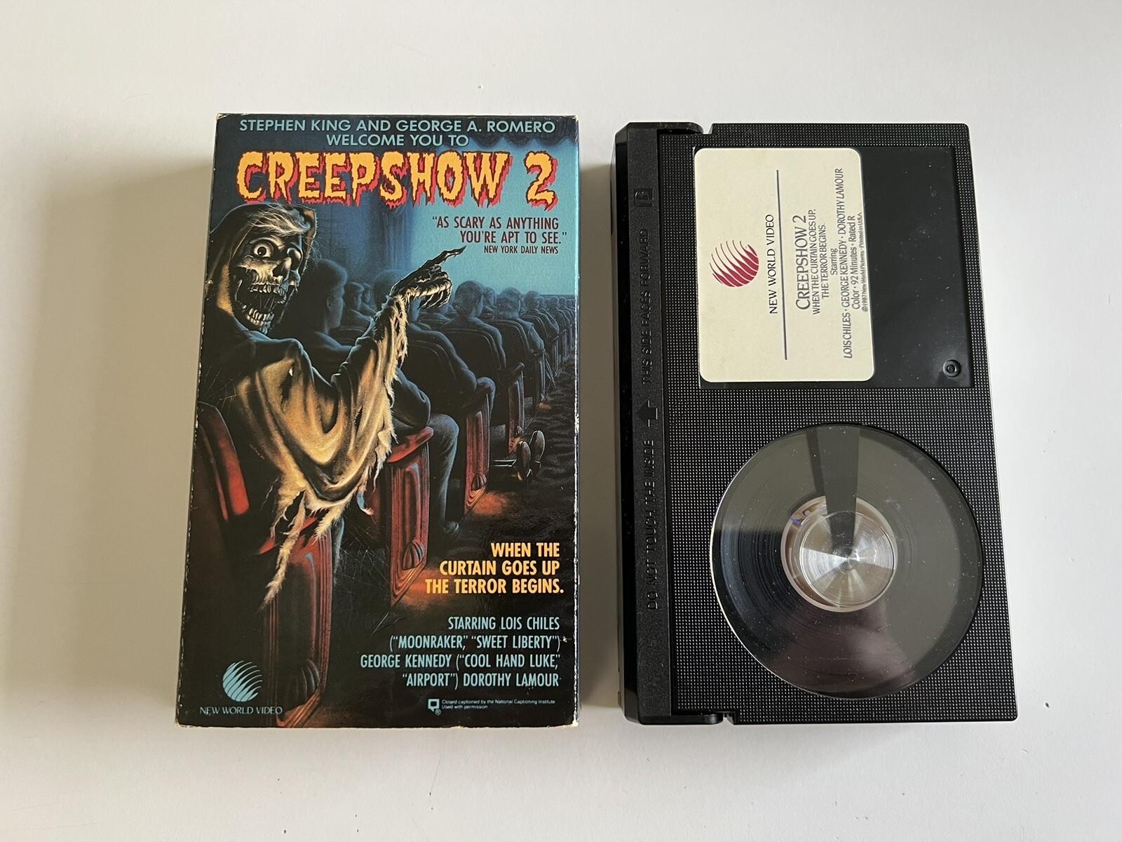 CREEPSHOW 2 - BETA RARE - 1987 Stephen King - HORROR - NEW WORLD 1st Pressing