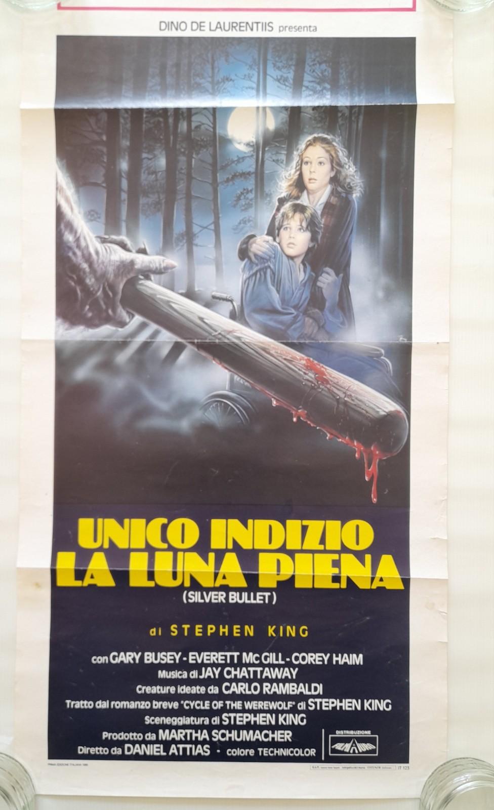 Silver Bullet (1985) Italian Locandina  – Original Film Poster Single Fold