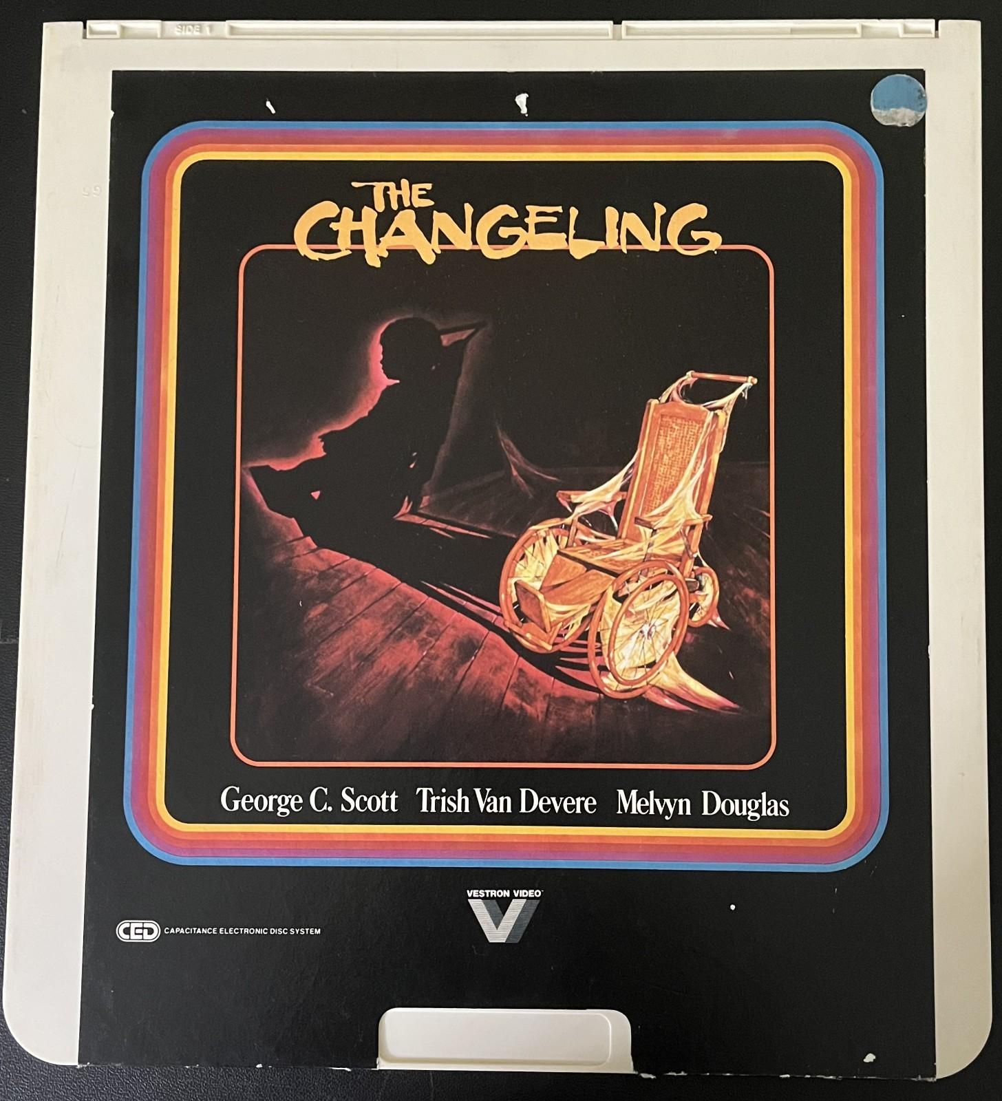 The Changeling (1980) CED Videodisc Vestron George C. Scott Horror RCA Rare