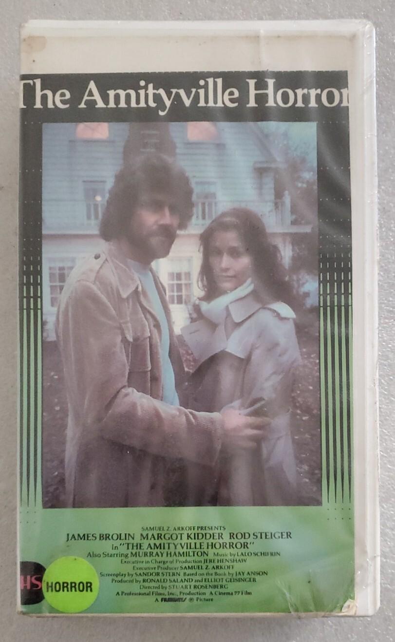The Amityville Horror VHS 1983 Clamshell Big Box Horror RARE Sealed 