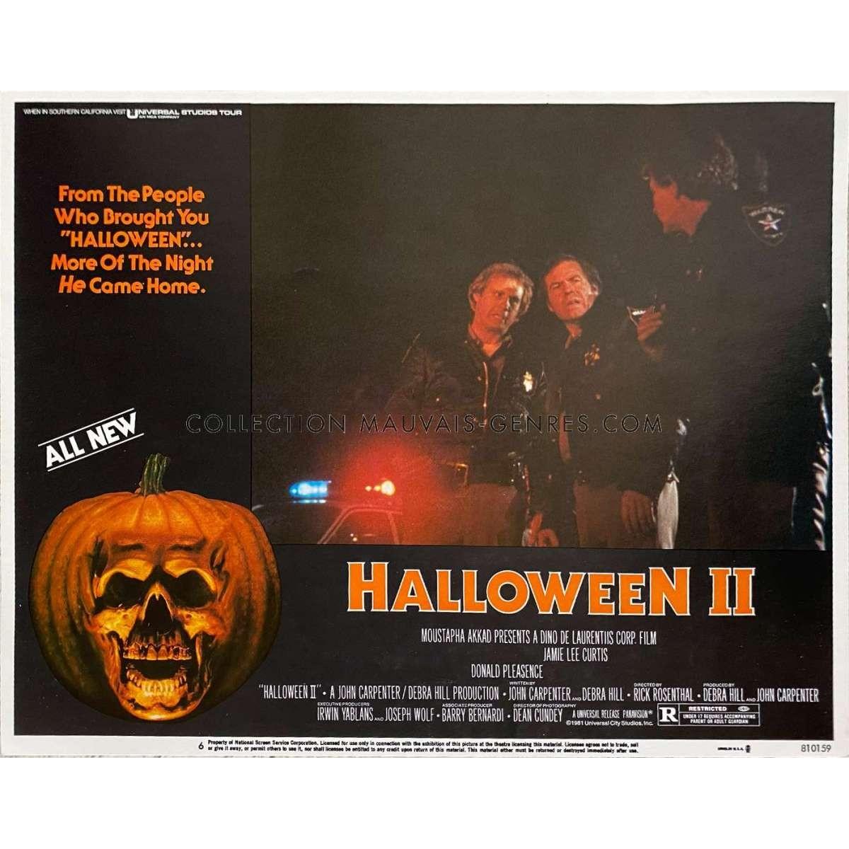 HALLOWEEN II Lobby Card N06 - 11x14 in. - 1981 - Rick Rosenthal, Jamie Lee Curti