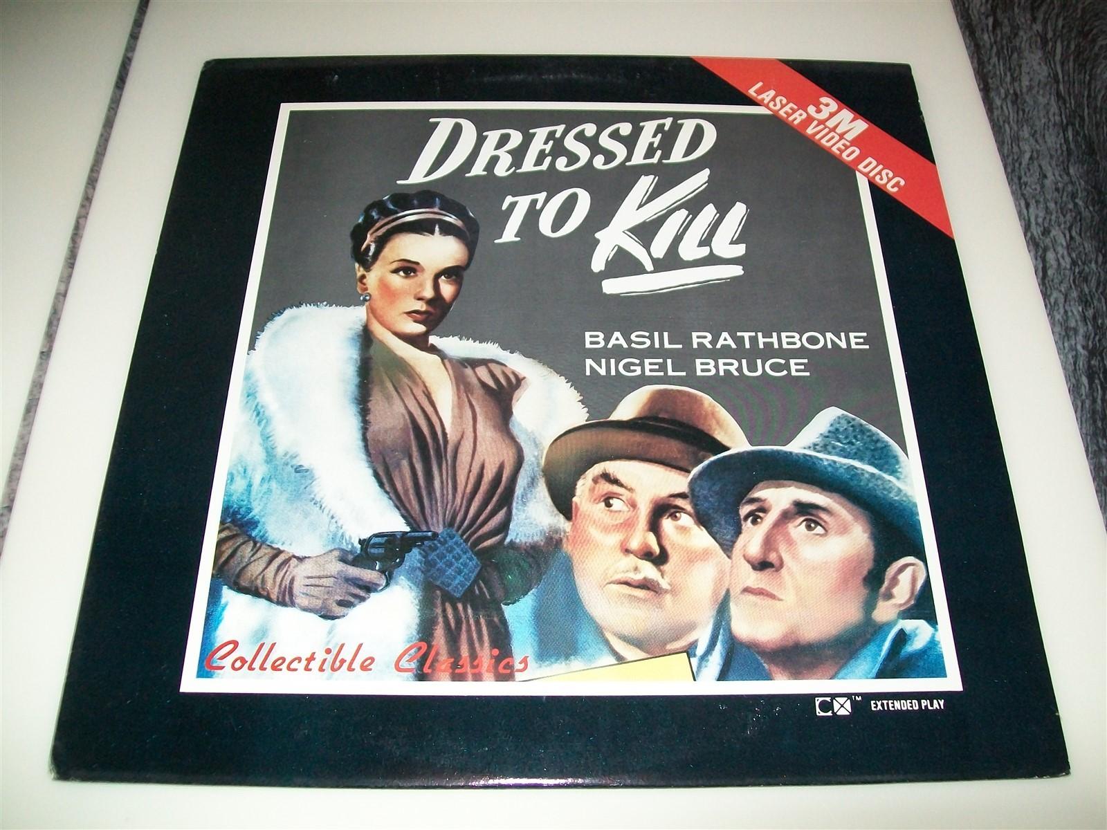 DRESSED TO KILL Laserdisc LD EXCELLENT CONDITION RARE ORIGINAL BASIL RATHBONE!