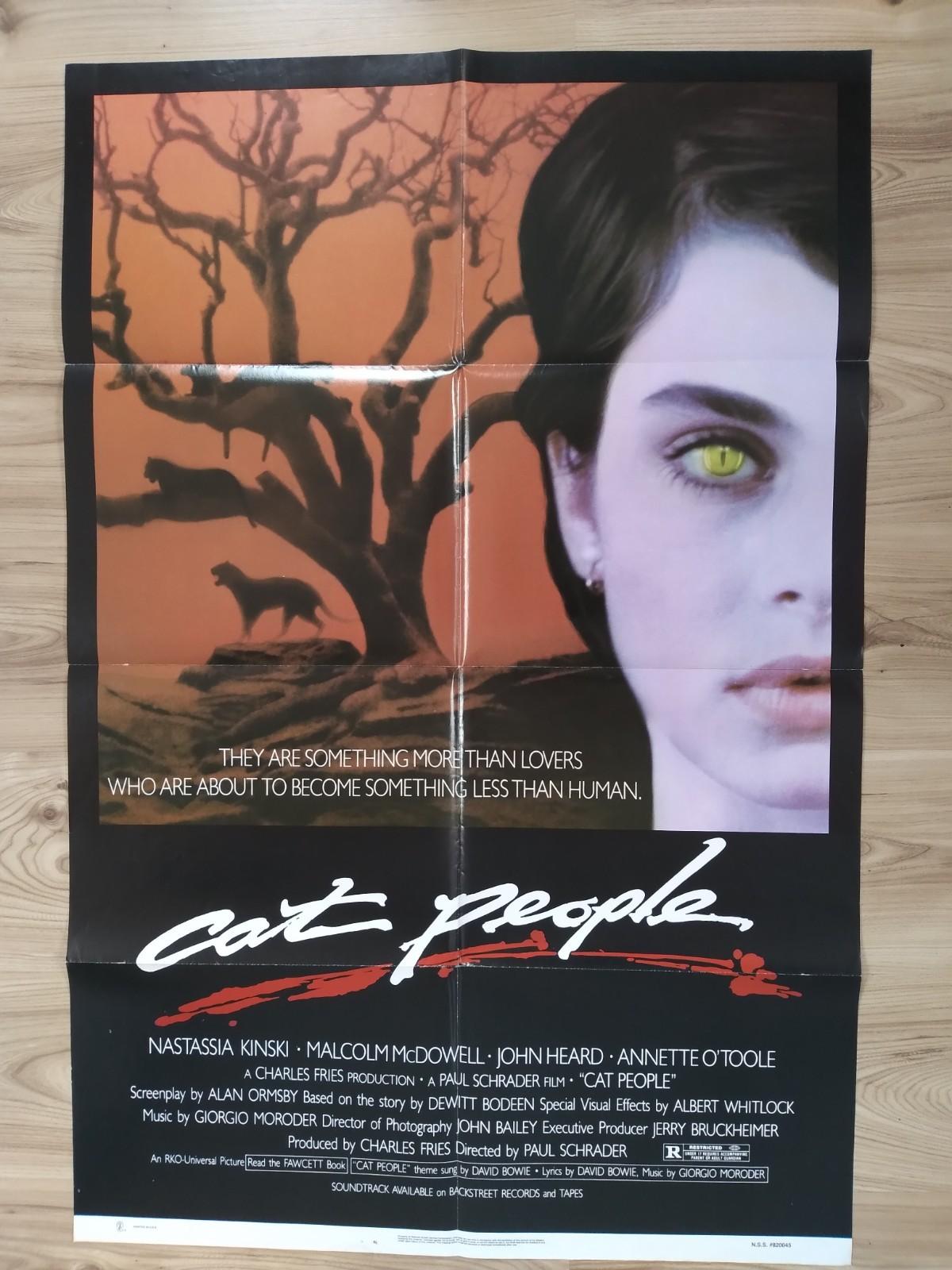 Cat People original movie 1982 poster US one sheet