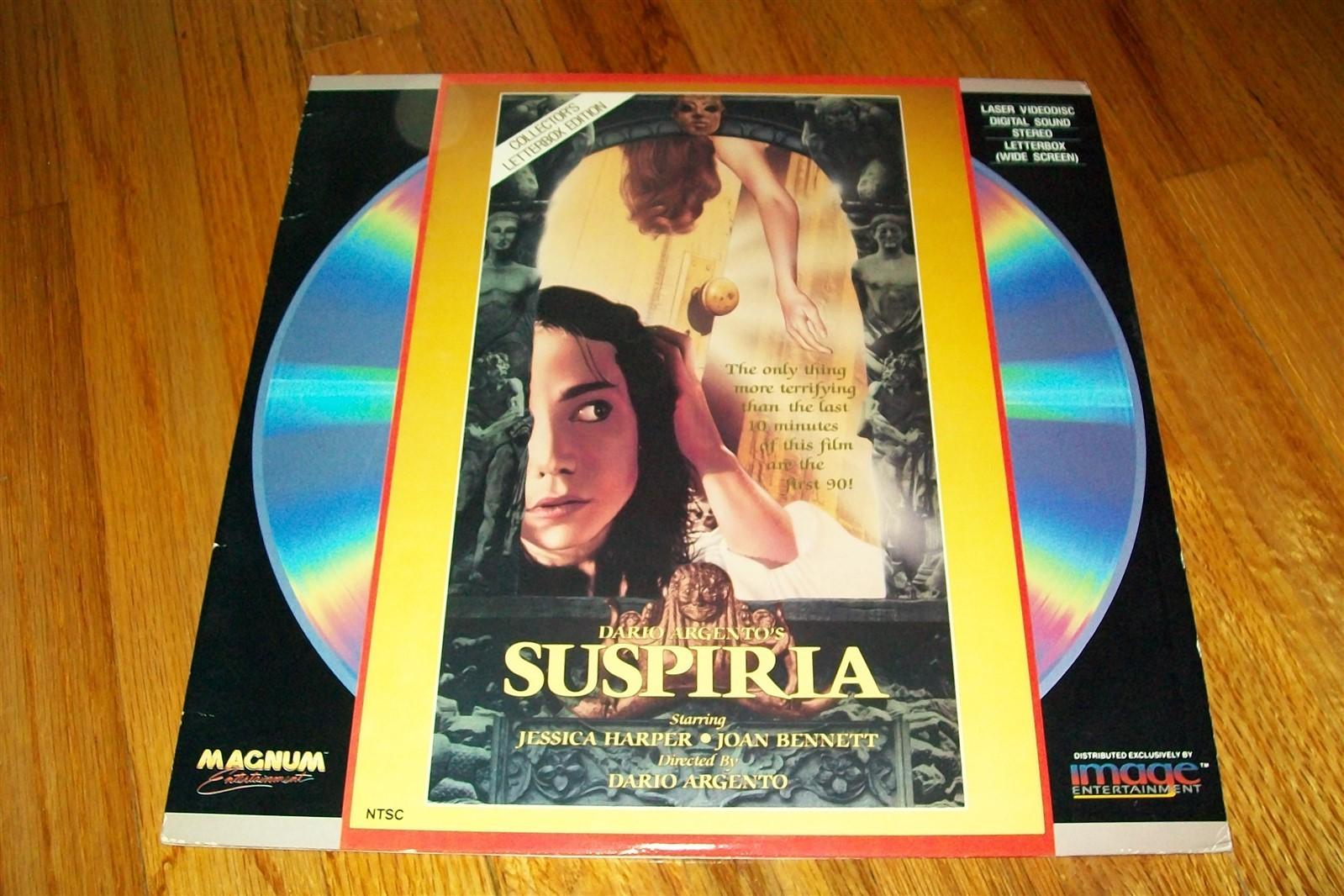 SUSPIRIA Laserdisc LD WIDESCREEN FORMAT EXCELLENT CONDITION RARE DARIOI ARGENTO!