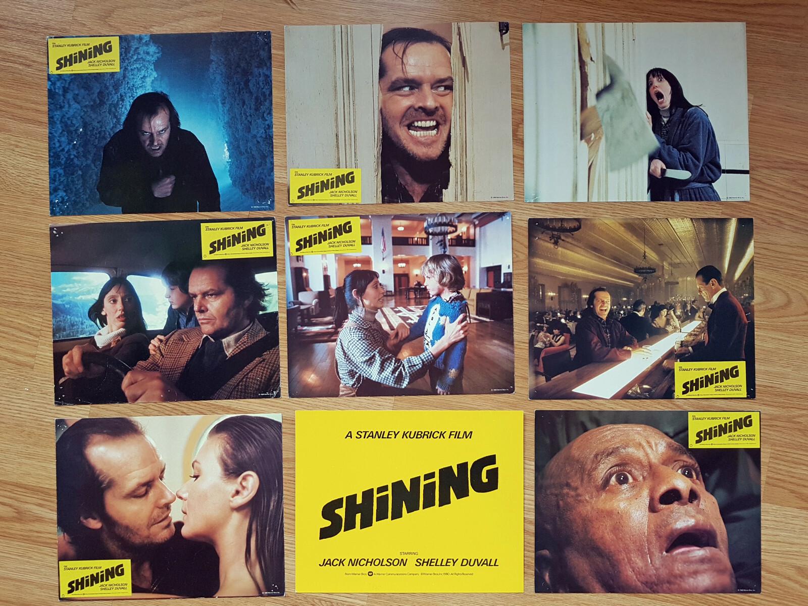 STANLEY KUBRICK rare German lobby card set THE SHINING 1980 Jack Nicholson KING
