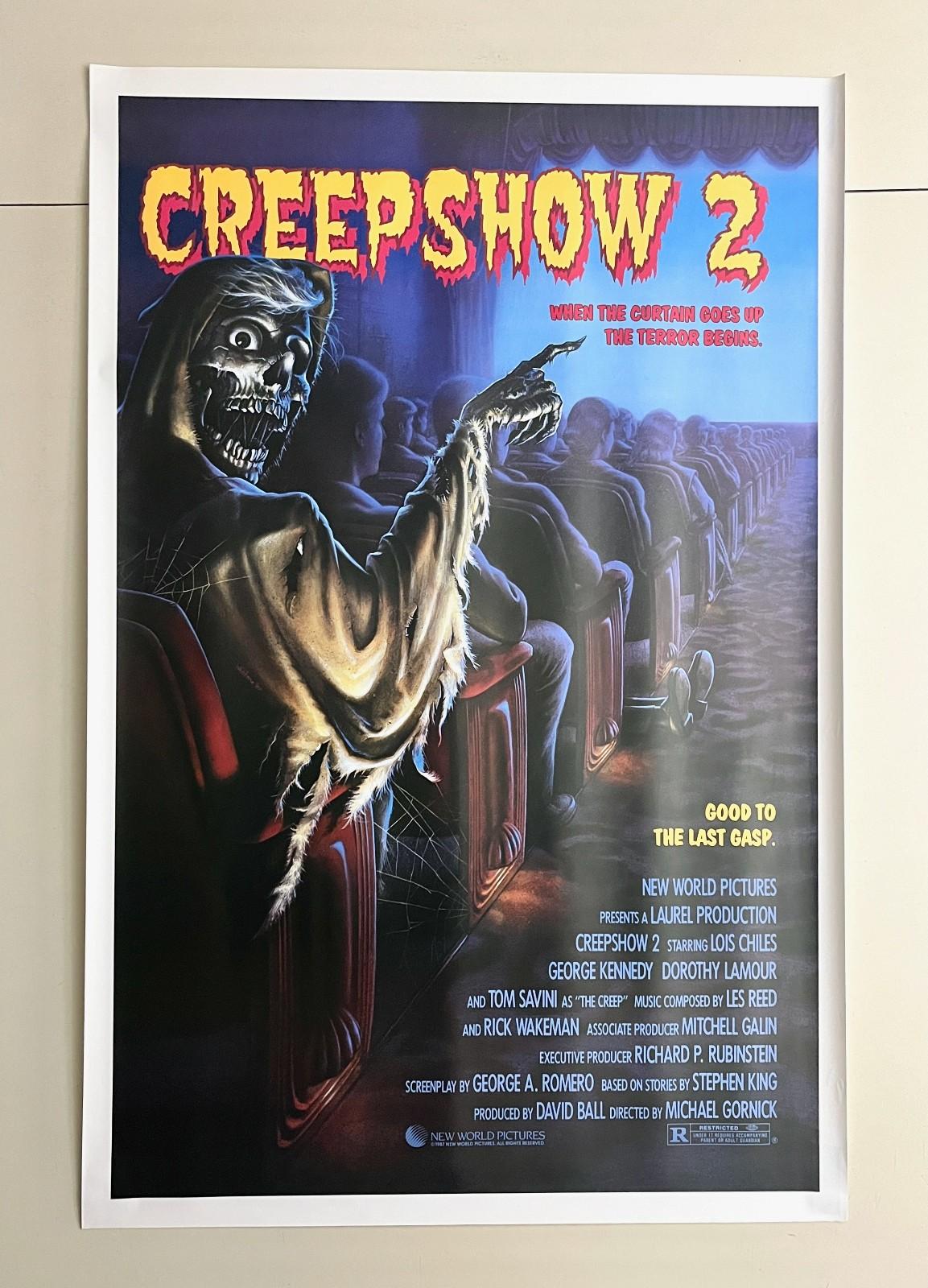 Creepshow 2 * Vintage Original 1-Sheet * No Folds * 1987 * NM * Chiles * Lamour