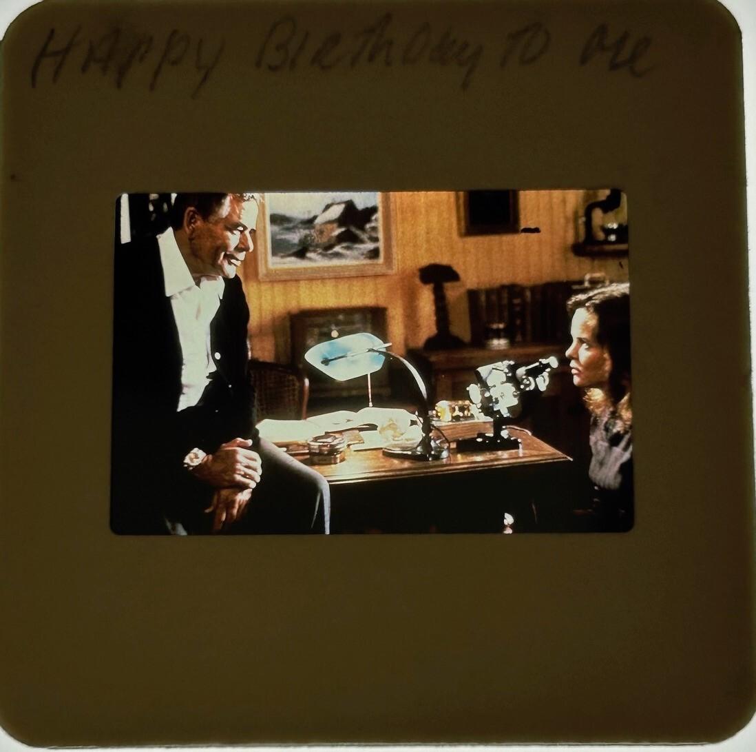 HAPPY BIRTHDAY TO ME 1981 Movie 35mm Slide - Glenn Ford - FREE US SHIPPING!